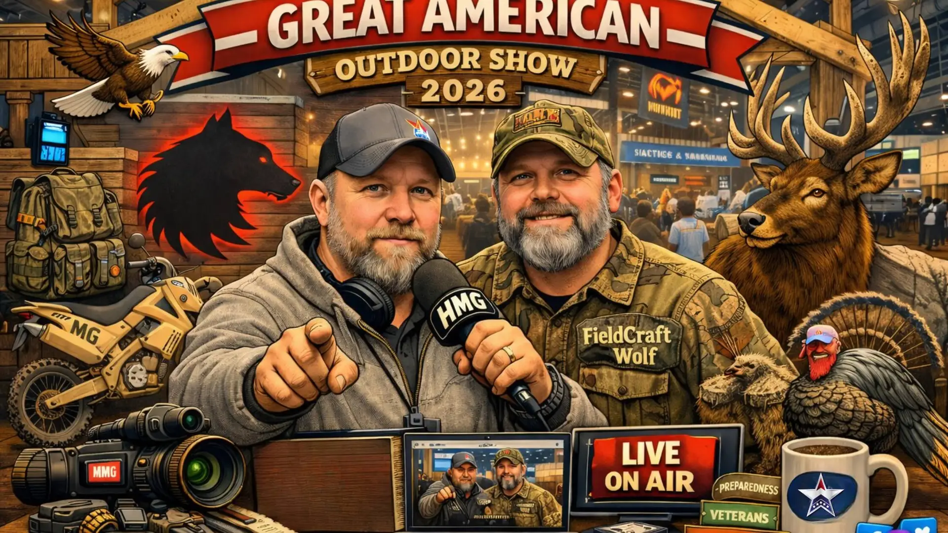 Field Craft Wolf_Great American Outdoor Show_Heroes Media Group
